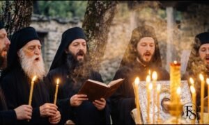 Orthodox evening prayers for peaceful sleep, reflection, forgiveness, protection, and gratitude before bedtime.